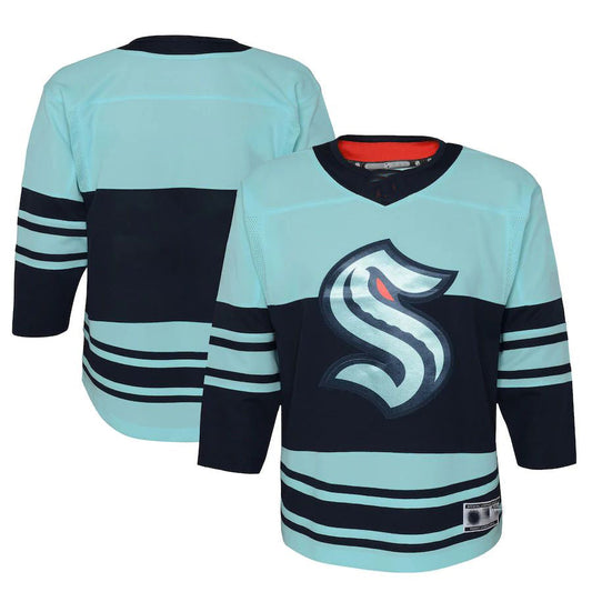 S.Kraken Special Edition 2.0 Premier Blank Jersey Teal Stitched American Hockey Jerseys CROVYIE