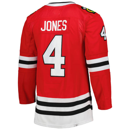 C.Blackhawks #4 Seth Jones Primegreen Authentic Pro Home Player Jersey Red Stitched American Hockey Jerseys CROVYIE