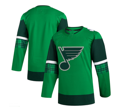 St.Louis Blues 2023 St. Patrick's Day Primegreen Authentic Jersey - Kelly Green Stitched American Hockey Jerseys CROVYIE