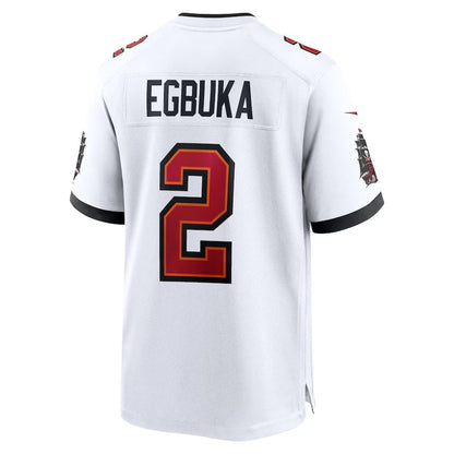 TB.Buccaneers #2 Emeka Egbuka White Game American Football Jerseys