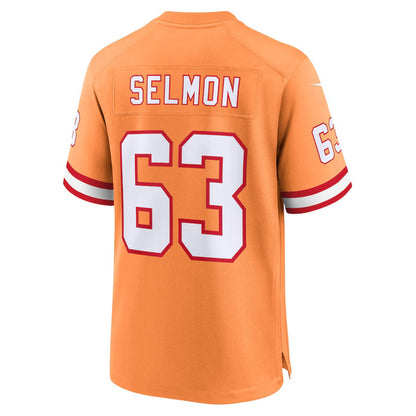TB.Buccaneers #63 Lee Roy Selmon Creamsicle 50th Season Game American Football Jerseys