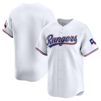 Texas Rangers Home Limited Jersey - White Baseball Jersey