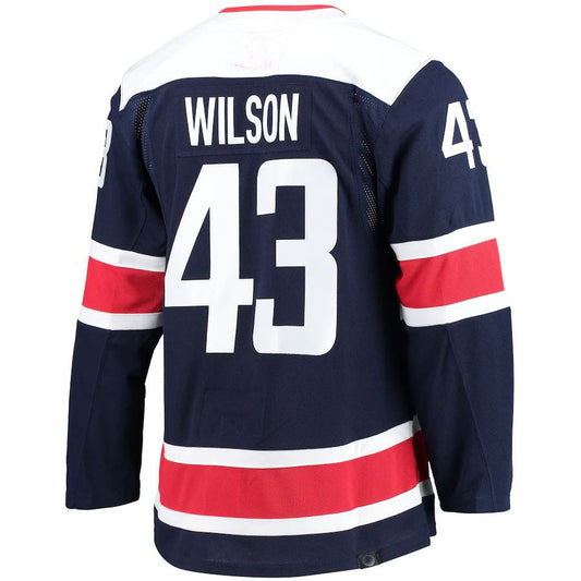 W.Capitals #43 Tom Wilson 2020-21 Alternate Primegreen Authentic Pro Player Jersey Navy Stitched American Hockey Jerseys CROVYIE