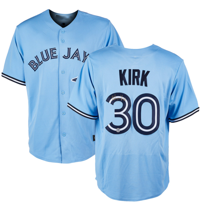 Toronto Blue Jays #30 Alejandro Kirk Light Blue Cool Base Stitched Baseball Jersey