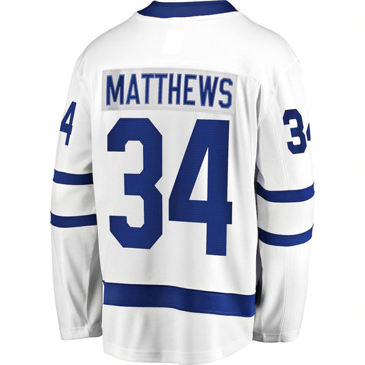 T.Maple Leafs #34 Auston Matthews Fanatics Branded Away Premier Breakaway Player Jersey White  Stitched American Hockey Jerseys CROVYIE