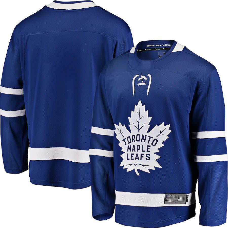 T.Maple Leafs Fanatics Branded Breakaway Home Jersey Blue Stitched American Hockey Jerseys CROVYIE