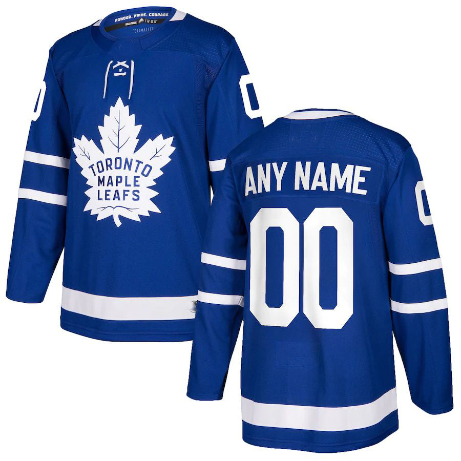 Custom T.Maple Leafs Authentic Jersey  Blue Stitched American Hockey Jerseys CROVYIE