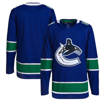 V.Canucks Home Primegreen Authentic Pro Jersey Blue Stitched American Hockey Jerseys CROVYIE