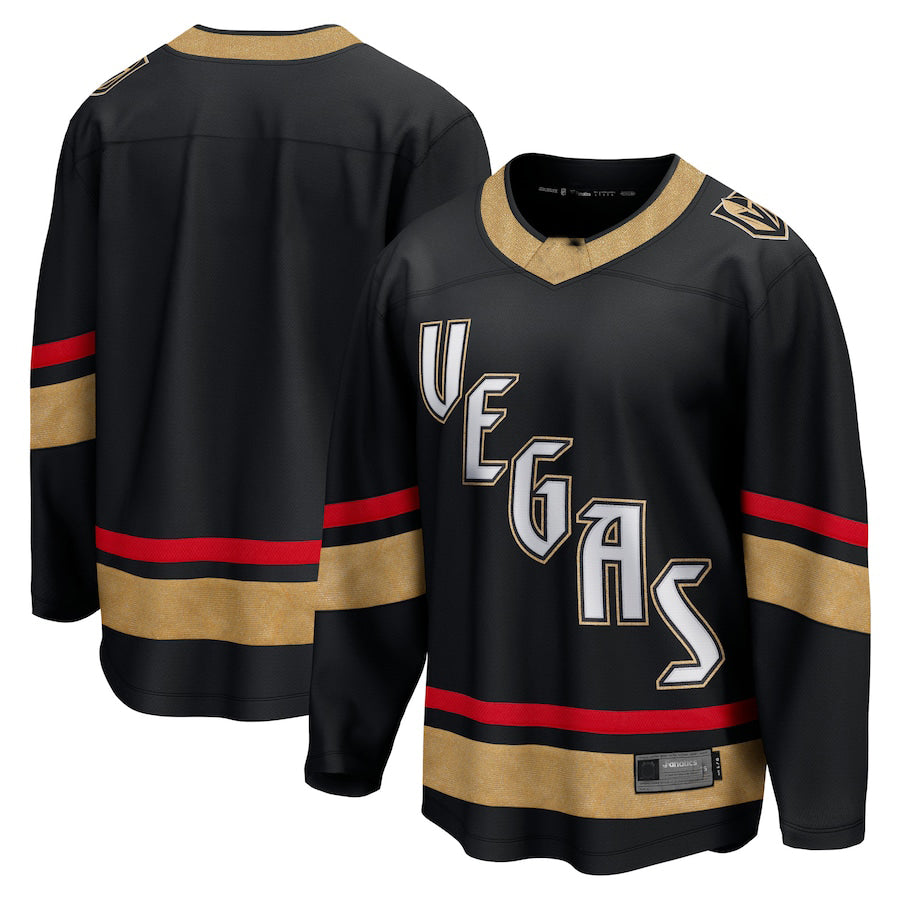 V.Golden Knights Fanatics Branded Special Edition 2.0 Breakaway Blank Jersey Black Stitched American Hockey Jerseys CROVYIE