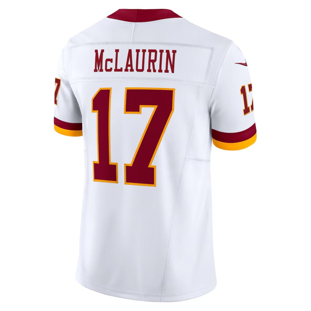 W.Commanders #17 Terry McLaurin White Vapor F.U.S.E. Limited Super Bowl Era Stitched American Football Jerseys