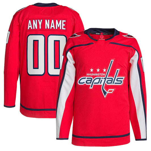 Custom W.Capitals Home Primegreen Authentic Pro Jersey Red Stitched American Hockey Jerseys CROVYIE