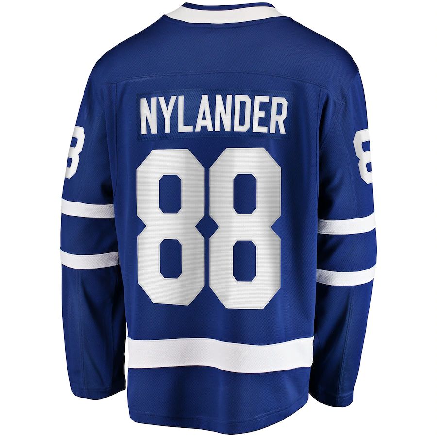 T.Maple Leafs #88 William Nylander Fanatics Branded Home Breakaway Player Jersey Blue Stitched American Hockey Jerseys CROVYIE