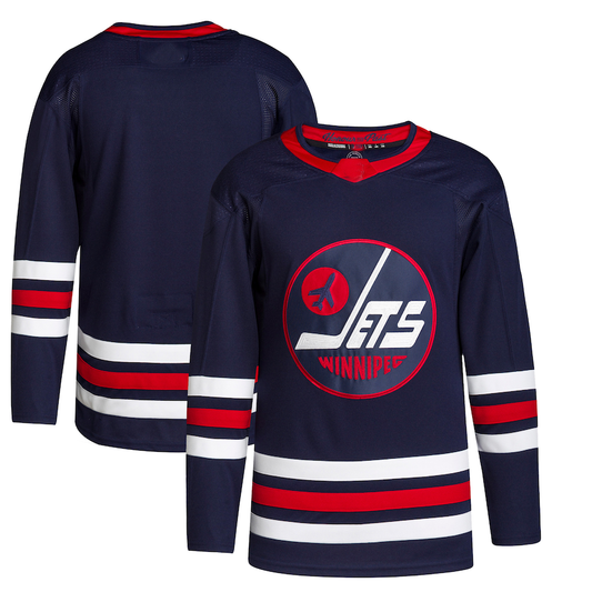 W.Jets 2021-22 Alternate Primegreen Authentic Pro Jersey Navy Stitched American Hockey Jerseys CROVYIE