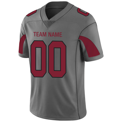 Custom A.Cardinal Men American Grey Fashion Vapor Limited Stitched Football Jersey