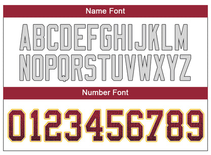 Custom W.Football Team Stitched American Football Jerseys Personalize Birthday Gifts Red Jersey